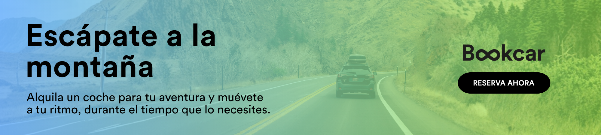 Banner - Escápate a la montaña