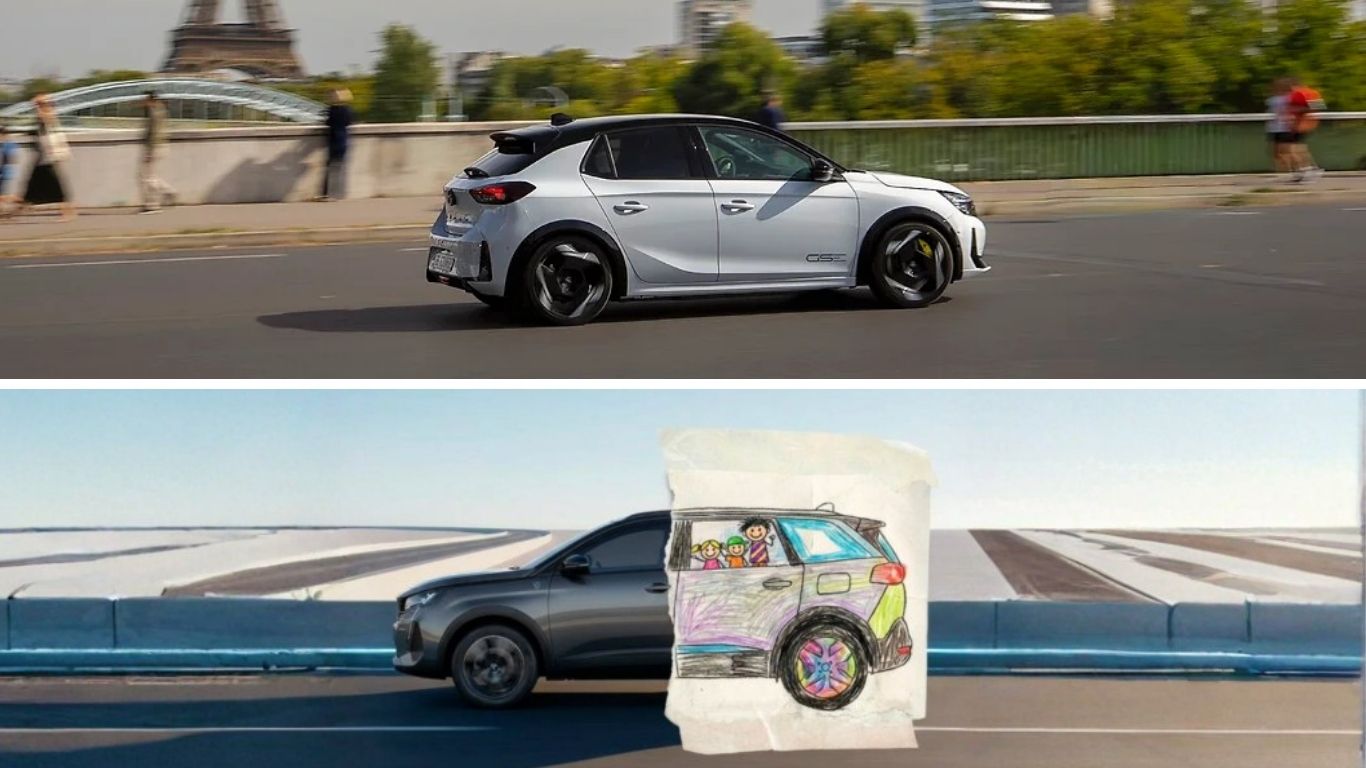 Coche de alquiler en carretera